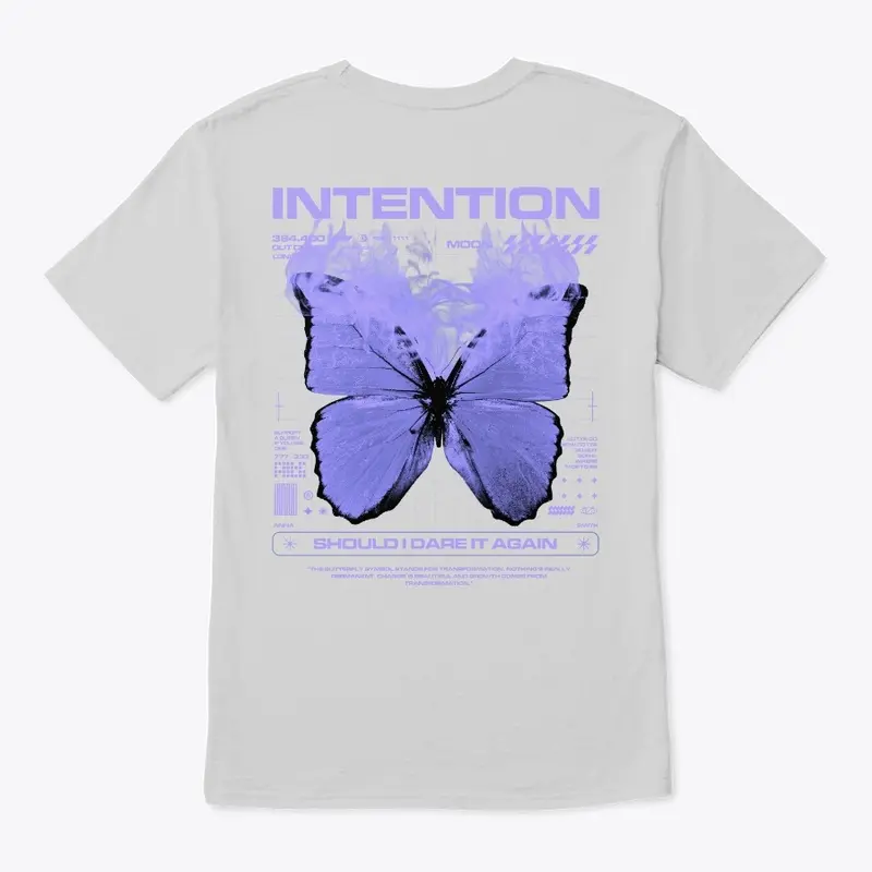 INTENTION - TSHIRT BACK DESIGN